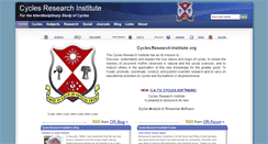 Desktop Screenshot of cyclesresearchinstitute.org